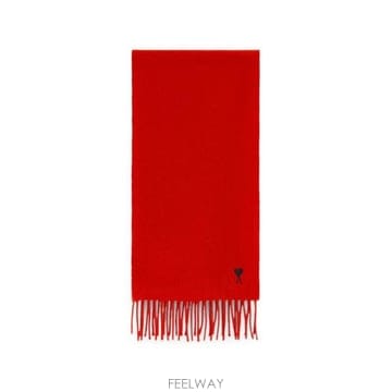 26FW 아미 머플러 스카프 USF677 AW0047 A186 RED