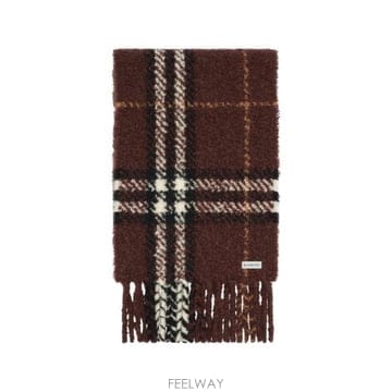 26FW 버버리 머플러 스카프 8130478 MU G CHCK C3652 BROWN