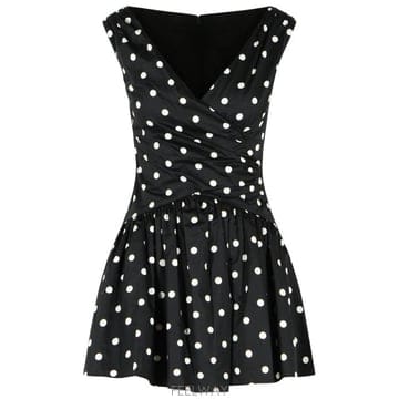 26SS 셀프 포트레이트 숏 원피스 RS26 209S BBLACK