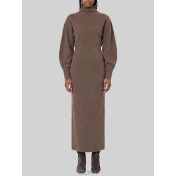 26FW 막스마라 미디 원피스 2621626013600 BROWN