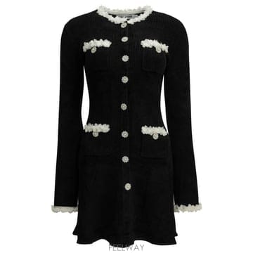 26FW 셀프 포트레이트 원피스 AW26 099S BBLACK