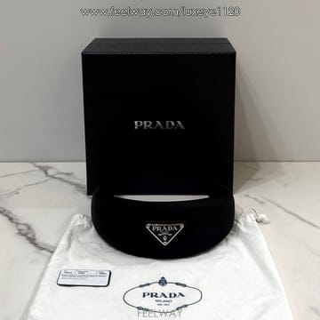프라다 삼각로고 리나일론 헤어밴드 1IH016
