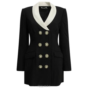26FW 셀프 포트레이트 원피스 AW26 054S BBLACK