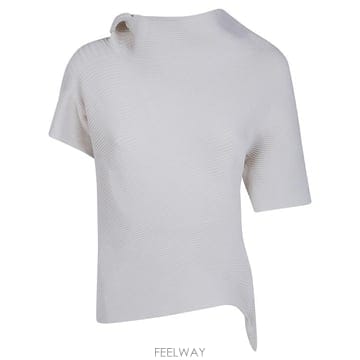 Issey Miyake 26SS �̼��� �̾��� ���� Ƽ���� IM66KN754 02 OFFWHITE26SS �̼��� �̾��� ���� Ƽ���� IM66KN754 02 OFFWHITE