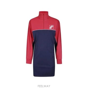 26FW MM6 메종마르지엘라 원피스 S62DA0103M25046 961 RED NAVY