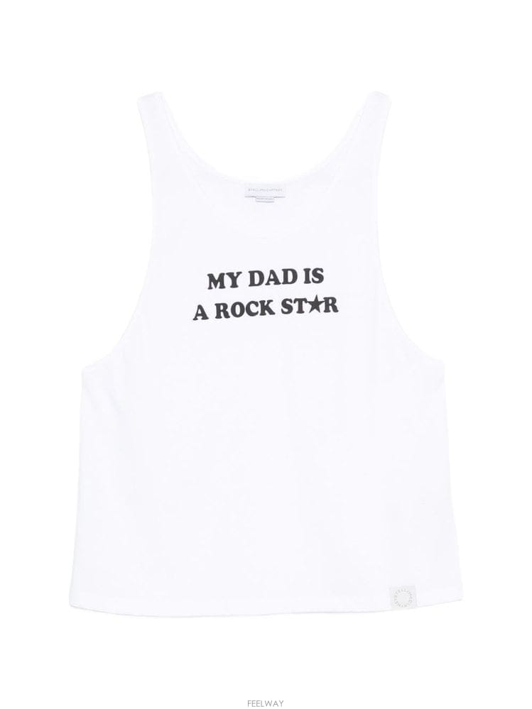 Stella McCartney ���ڶ� ��īƮ�� ���� DAD IS A ROCKSTAR ��ũ ž 6J B0712305219���ڶ� ��īƮ�� ���� DAD IS A ROCKSTAR ��ũ ž 6J B071