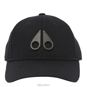 무스너클 로고 아이콘 볼캡 블랙
