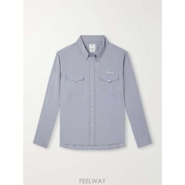 비즈빔 메르디안 로고-엠브로이드 캔버스 셔츠 012620501100 B0082289145