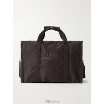 A.P.C 아페쎄 RECUPERATION 로고 웨빙 코튼캔버스 토트 B0082304827