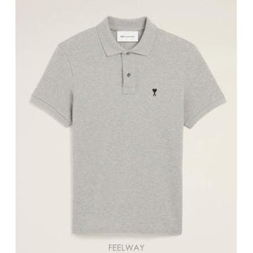 26 F/W 아미 QUOTA 폴로 WITH 콘트라스트 아미 드 꾀흐  B0742201815