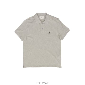 26 F/W 아미 QUOTA 폴로 WITH 콘트라스트 아미 드 꾀흐  B0742201815
