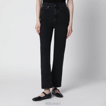 26 F/W 애니빙 제인 하이라이즈 슬림 진 인 빈티지 블랙 데님 A B0052304581