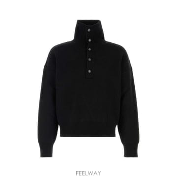 아미 HIGHBUTTONEDCOLLARSWEATER UKS885KN B0442292176
