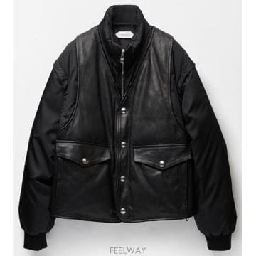 26 F/W 베르사체 다운 JACKETVEST 테크니컬 트윌 패브릭  B0742284580