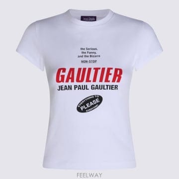 Jean Paul Gaultier 26FW �� �� ��Ƽ�� ���� Ƽ���� 2604WTO544 J075010030 WHITE BLACK RED26FW �� �� ��Ƽ�� ���� Ƽ���� 2604WTO544 J075010030 WH
