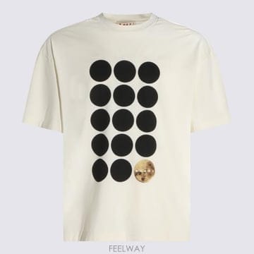 Marni 26FW ������ ���� Ƽ���� HUJY0001GP USCZ46PRW09 White26FW ������ ���� Ƽ���� HUJY0001GP USCZ46PRW09 White