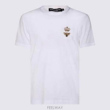 Dolce&Gabbana 26SS ��ü�ذ��ٳ� ���� Ƽ���� G8PV1Z G7WUQW0800 White26SS ��ü�ذ��ٳ� ���� Ƽ���� G8PV1Z G7WUQW0800 White