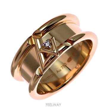 Louis Vuitton ���̺��� Q90580 LV ��Ʈ �� ���̾Ƹ�� 18KYG #62���̺��� Q90580 LV ��Ʈ �� ���̾Ƹ�� 18KYG #62