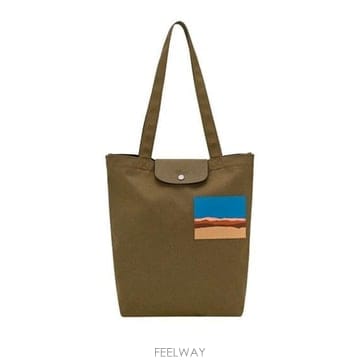롱샴 LONGCHAMP X CAROLINE HELAIN 미디엄 토트 B0172293786