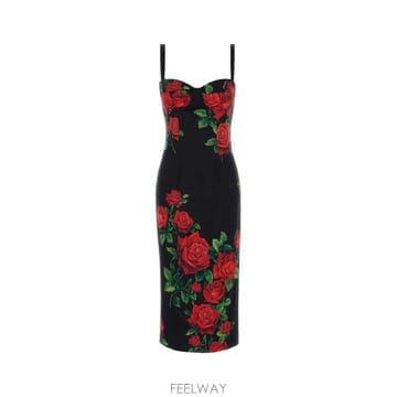 Dolce&Gabbana 26FW ��ü�ذ��ٳ� ���ǽ� F622KTFSA9S HN6EJ ROSE ROSSE F NERO26FW ��ü�ذ��ٳ� ���ǽ� F622KTFSA9S HN6EJ ROSE ROSSE 