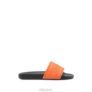 카사블랑카 logo embossed sliders