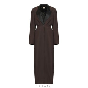 24FW 카이트 Bellow 싱글 브레스티드 롱 코트 71074092W4092950 TP580537715
