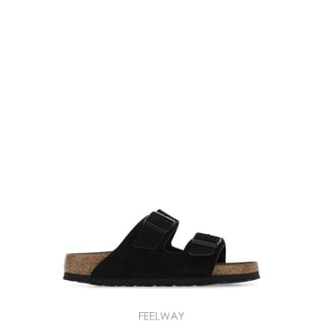 BIRKENSTOCK Suede Arizona 샌들 with double strap 951323BLACK T