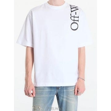 26FW Off 화이트 Vertical Bookish Skate 쇼트 Sleeves Tee 44MAA120F