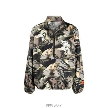 25FW 헤렌프레스톤 헤렌프레스톤 카모플라주 Winkbreaker HMEB013S22FAB0015901GRE