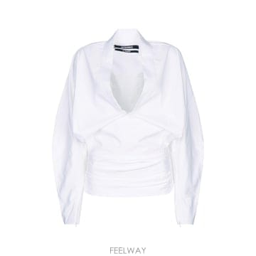 Jacquemus [X45]��ũ���� TOW00928AW00780 100 ���� ���� ���� ����콺 LA BLOUSE COLOMB[X45]��ũ���� TOW00928AW00780 100 ���� ���� ���� ����