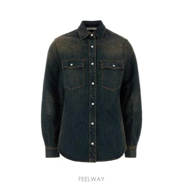 FENDI [X45]��� FLF867B1PD F19S8 ���� ���� ���� ����콺 Denim shirt[X45]��� FLF867B1PD F19S8 ���� ���� ���� ����콺 Den