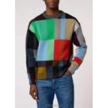 [G95]폴스미스 M2RA076W2283892 남성 니트 가디건 스웨터 MULTICOLORED CREWNEC