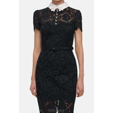 Self Portrait [G95]������Ʈ����Ʈ AW26019MABBLACK ���� ���ǽ� �巹�� BLACK LACE CONTRAST[G95]������Ʈ����Ʈ AW26019MABBLACK ���� ���ǽ� �巹��
