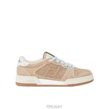 26FW Fendi Sneaker bassa Match Fendi in pelle e camoscio con