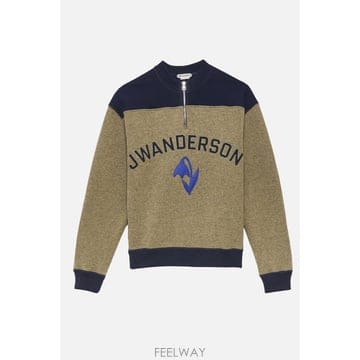 26 F/W JW 앤더슨 하프지퍼 SWEATS JW0281PG2033 B0032293940