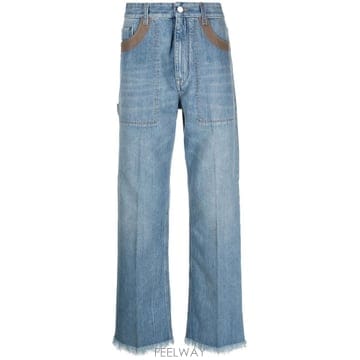 FENDI 24SS Fendi ���� detail jeans FLP317AN4WF0QG0 TP57749975024SS Fendi ���� detail jeans FLP317AN4WF0QG0 TP5774997