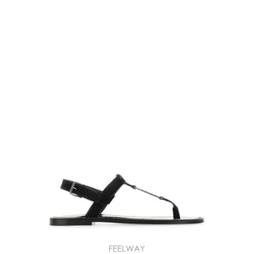 Saint Laurent 23FW ���ζ� ���� suede Cassandra thong ���� 7322291NZAA1000 TP5774923FW ���ζ� ���� suede Cassandra thong ���� 7322291NZA
