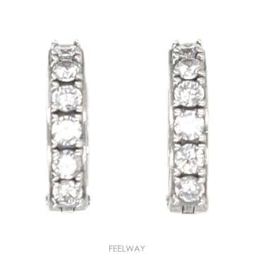 | Other Brand | �����������񲿳� Crystal hoop earrings CDLE1CSILVERCLEAR TP579258693�����������񲿳� Crystal hoop earrings CDLE1CSILVERCLE