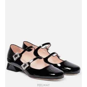 Roger Vivier ������� ������� Mini Tres Vivier ������Ʈ ���� �޸����� ������������� ������� Mini Tres Vivier ������Ʈ ���� ��