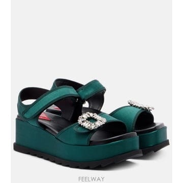 Roger Vivier ������� ������� Slidy Viv ���� �÷��� ���鱹����� ������� Slidy Viv ���� �÷��� ����