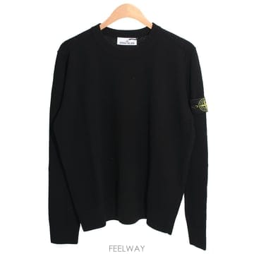26FW 스톤아일랜드 울 니트 스웨터 블랙 L2S155100021 S00B4 V0029