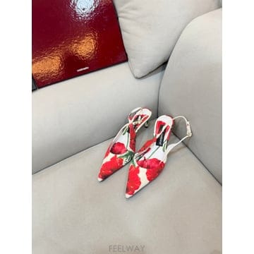 돌체앤가바나 플라워 슬링백 구두 36사이즈