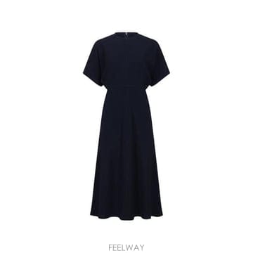 26FW 빅토리아 베컴 원피스 1426WDR007752A INK BLUE