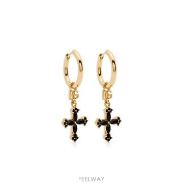 Dolce&Gabbana 26FW ��ü�ذ��ٳ� �̾ WEQ4S1 W1111 ZOO00 GOLD BLACK26FW ��ü�ذ��ٳ� �̾ WEQ4S1 W1111 ZOO00 GOLD BLACK