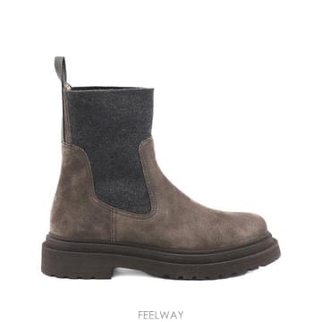 Brunello Cucinelli 26FW ���ڷ� ��ġ�ڸ� ���� MZSFG3034 C7284 BROWN GREY26FW ���ڷ� ��ġ�ڸ� ���� MZSFG3034 C7284 BROWN GREY