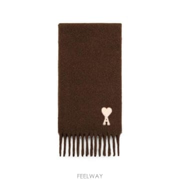 Ami �׶�����Ÿ �ؿ� �ƹ� ���� AMI DE COEUR WOOL SCARF USF673AW00042221�׶�����Ÿ �ؿ� �ƹ� ���� AMI DE COEUR WOOL SCARF USF6