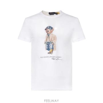 Ralph Lauren 26FW ���� �����η� ���� Ƽ���� 710B30192 001 WHITE26FW ���� �����η� ���� Ƽ���� 710B30192 001 WHITE