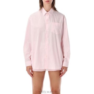 Sporty & Rich 26FW ����Ƽ�ظ�ġ ���� Ƽ���� SI00674326PI48 4092 PINK STRIPE26FW ����Ƽ�ظ�ġ ���� Ƽ���� SI00674326PI48 4092 PINK