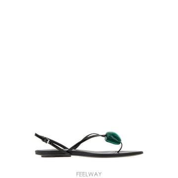 알라이아 INVISIBLE 플랫슈즈 쥬얼 샌들 AA3S1010I03 B0442292819