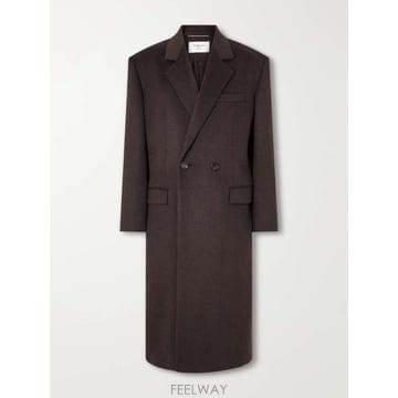 생로랑 더블브레스티드 FELTEDWOOL 코트 873406Y1O11 B0082306268